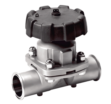 Clamp two-way diaphragm valve