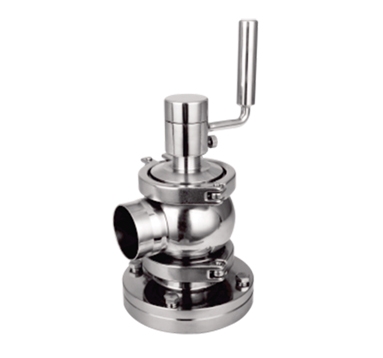 Manual tank bottom valve