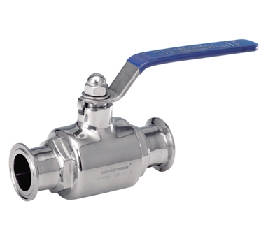 Straight through rapid installed ball valve