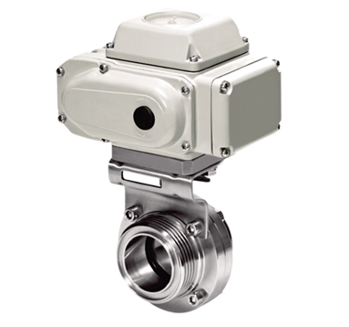 Electric thread butterfly valve