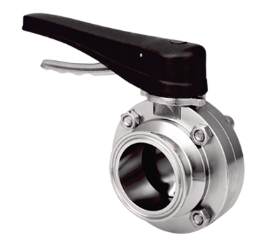 Manual butterfly valve with SS multi-postion handle