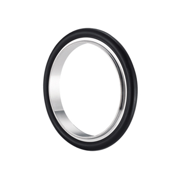 KF-ISO vacuum fluororubber ring stainless steel bracket