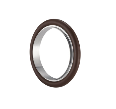 KF-ISO vacuum fluororubber ring stainless steel bracket