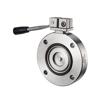 GI type manual high vacuum butterfly valve