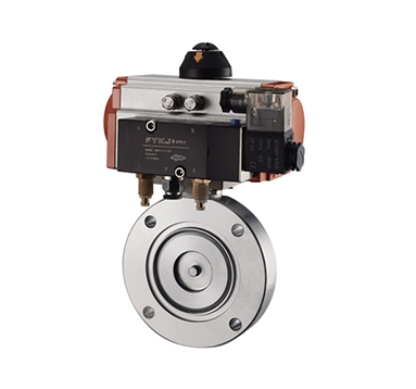 GIQ Type pneumativ high vacuum butterfly valve