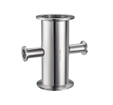 KF vacuum quick-installed reducing cross