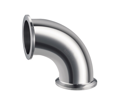 KF high vacuum quick-installed elbow