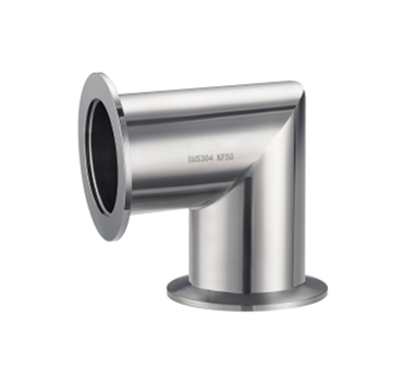 KF vacuum quick-installed angle elbow
